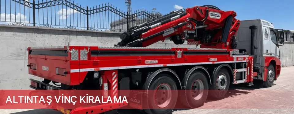 Altıntaş İlçemi Vinç Kiralama